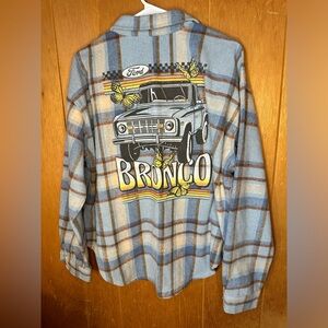 Ford Bronco flannel size large